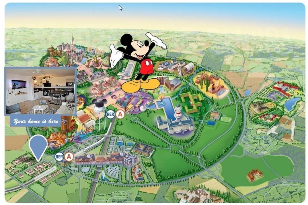 Myhomezen Montevrain Disneyland Val D'Europe - 3D Playstation 4 Exteriér fotografie